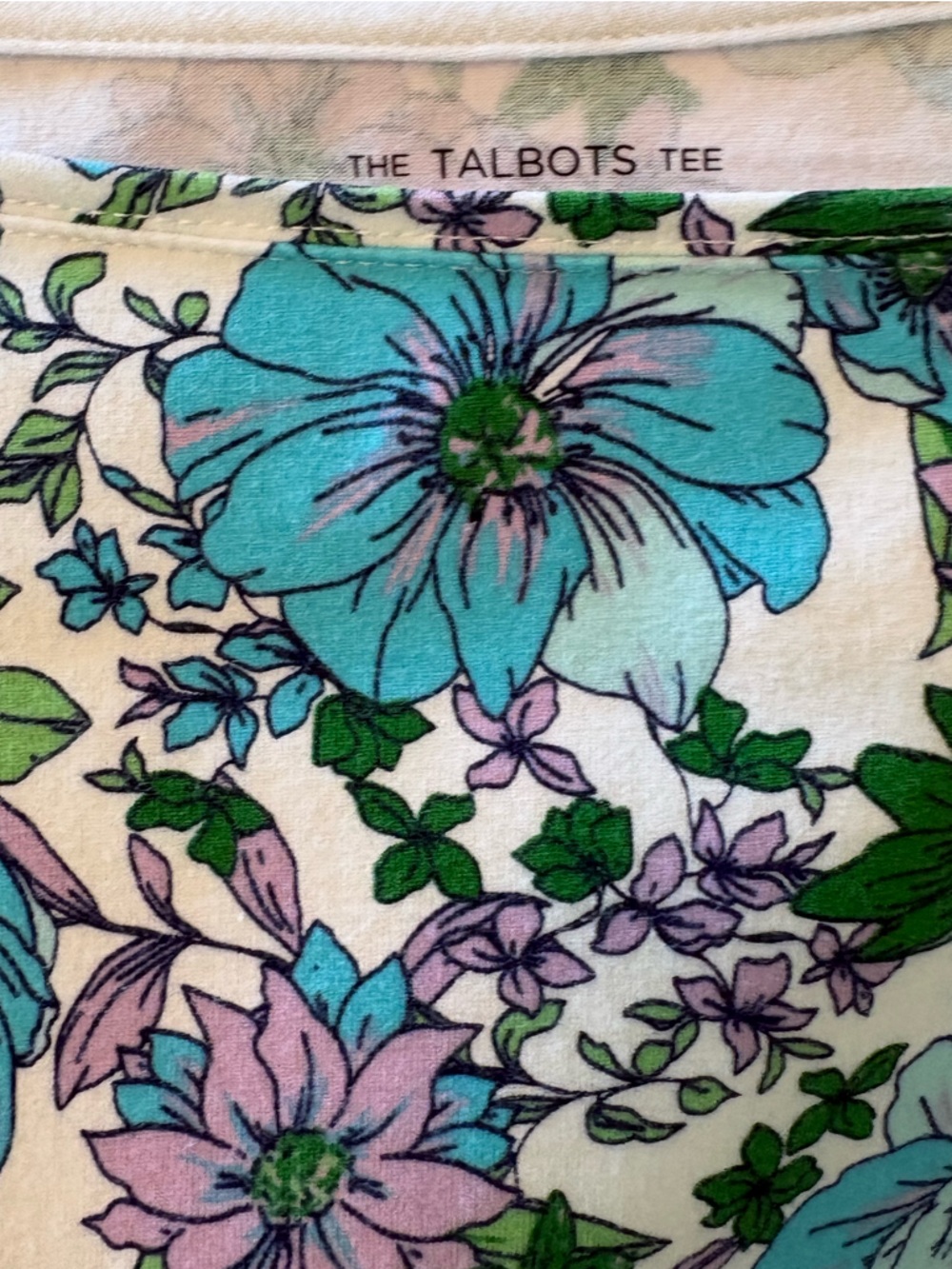 🌸 Talbots Floral Boatneck Top – Size XL – Effortless Classic Style 🌸 - Picture 5 of 6